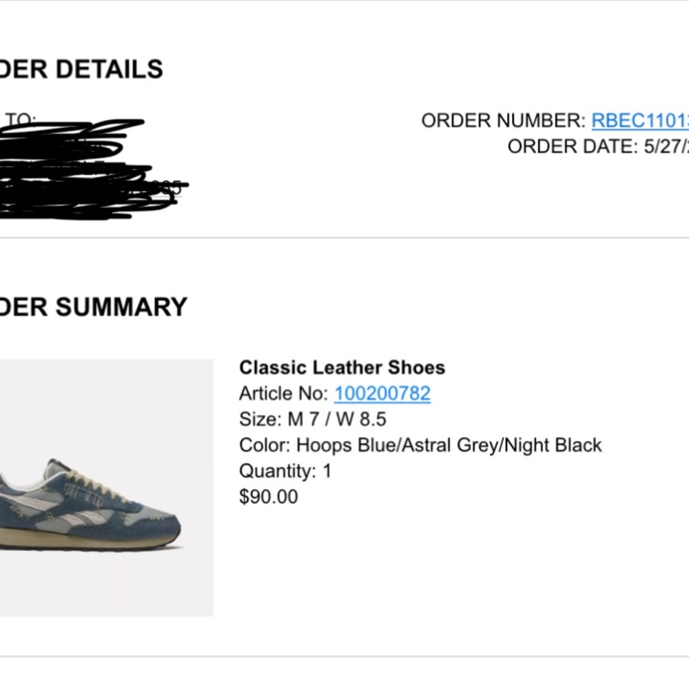 Classic Leather Shoes - Hoops Blue/Astral Grey/Night Black